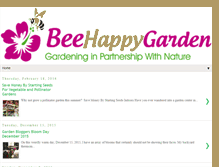 Tablet Screenshot of beehappygarden.com